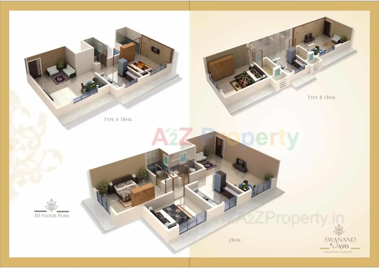 Layout of real estate project Swanand located at Kurla, MumbaiSuburban, Maharashtra
