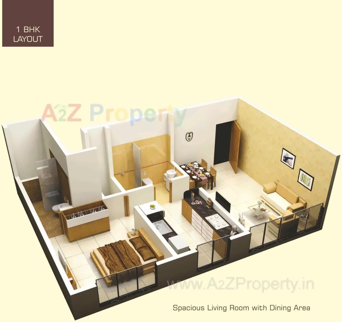 Layout of real estate project Swaroop Residency located at Kurla, MumbaiSuburban, Maharashtra