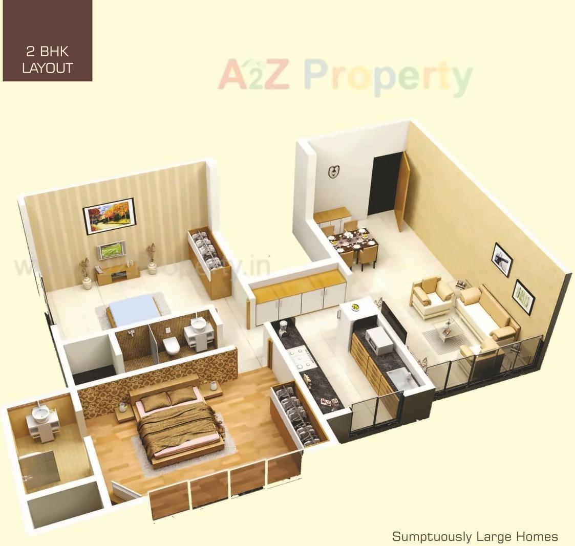 Layout of real estate project Swaroop Residency located at Kurla, MumbaiSuburban, Maharashtra