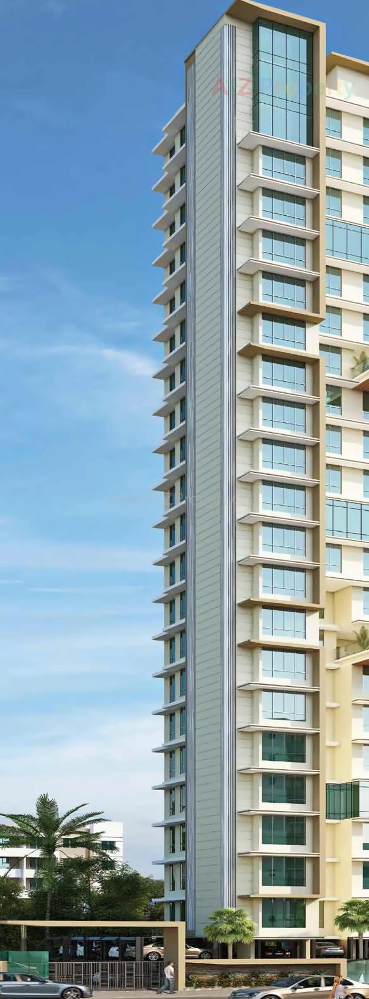 3D Elevation of real estate project The Pinnacle located at Kurla, MumbaiSuburban, Maharashtra