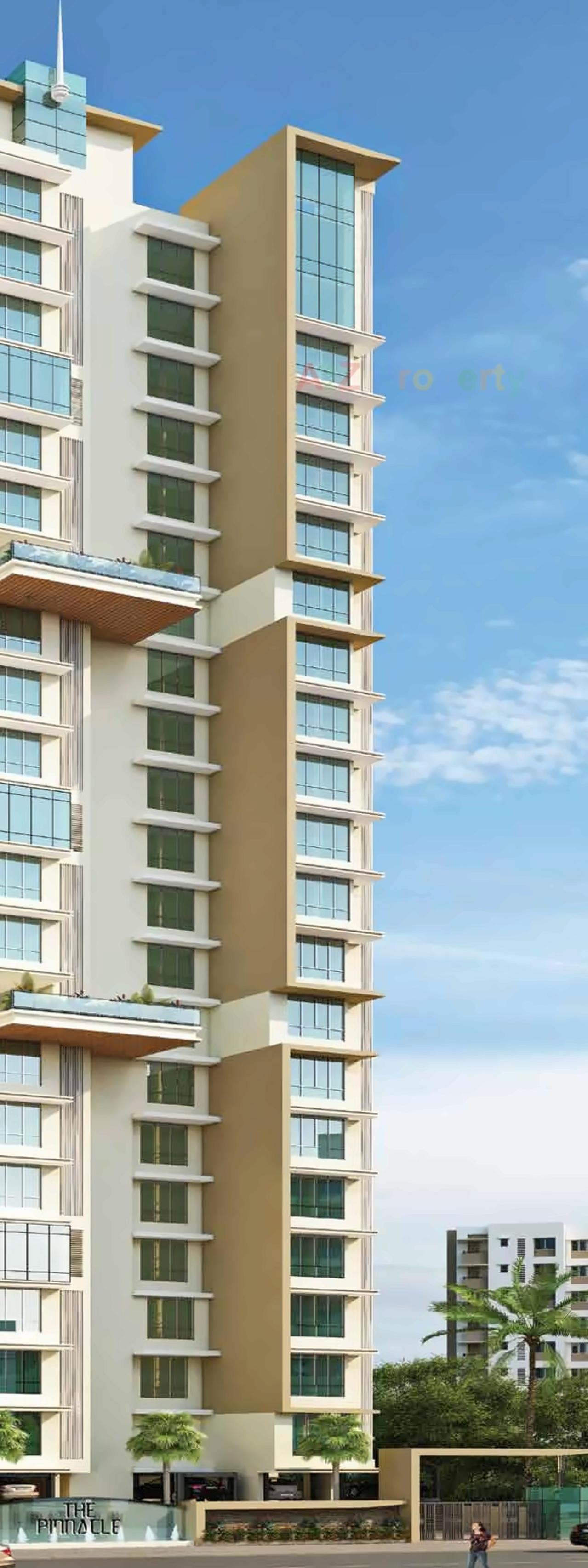 3D Elevation of real estate project The Pinnacle located at Kurla, MumbaiSuburban, Maharashtra