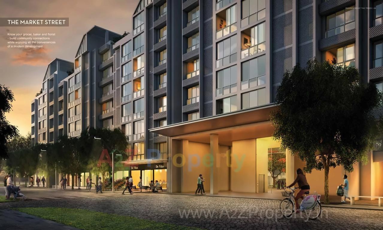 3D Elevation of real estate project The Trees, Residential located at Kurla, MumbaiSuburban, Maharashtra