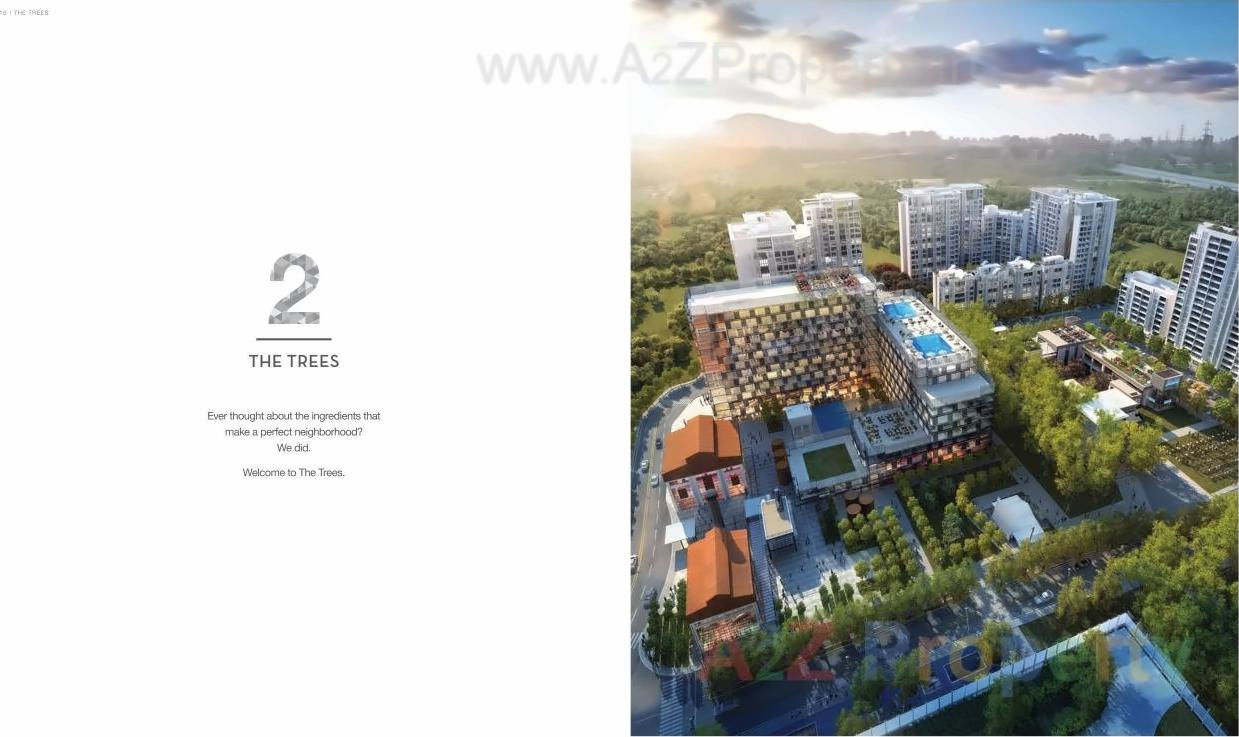 3D Elevation of real estate project The Trees, Residential located at Kurla, MumbaiSuburban, Maharashtra
