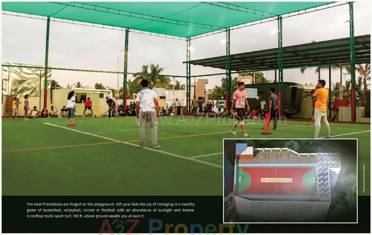 3D Elevation of real estate project Tridhaatu Aum located at Kurla, MumbaiSuburban, Maharashtra