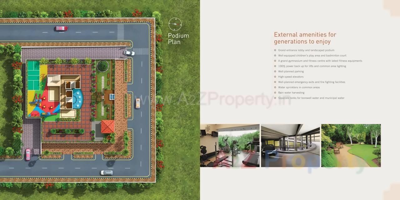 Layout of real estate project Tridhaatu Prarambh located at Kurla, MumbaiSuburban, Maharashtra