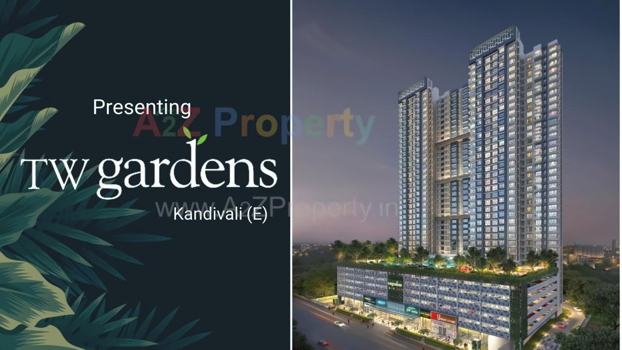 3D Elevation of real estate project Tw Gardens located at Borivali, MumbaiSuburban, Maharashtra
