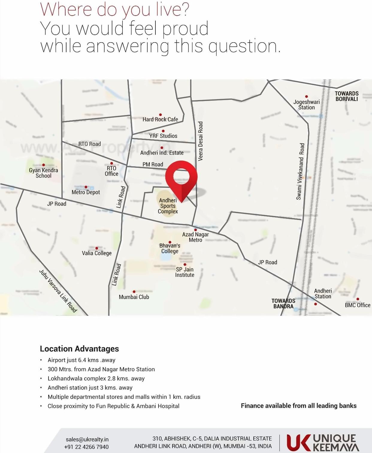  of real estate project Uk Sangfroid located at Andheri, MumbaiSuburban, Maharashtra