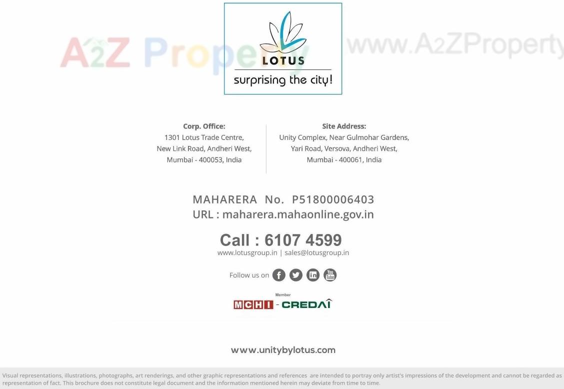  of real estate project Unity By Lotus located at Andheri, MumbaiSuburban, Maharashtra