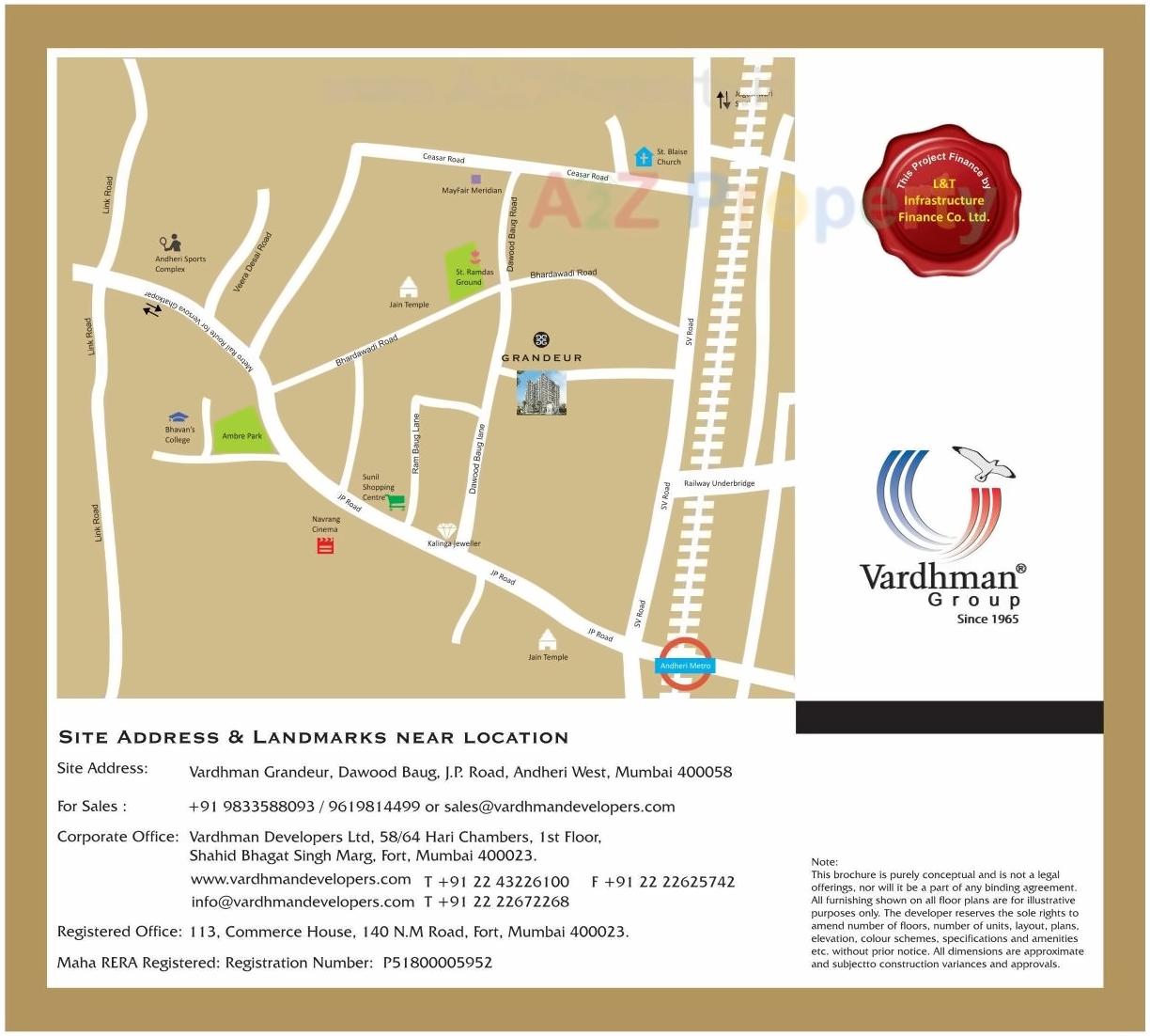  of real estate project Vardhman Grandeur located at Andheri, MumbaiSuburban, Maharashtra