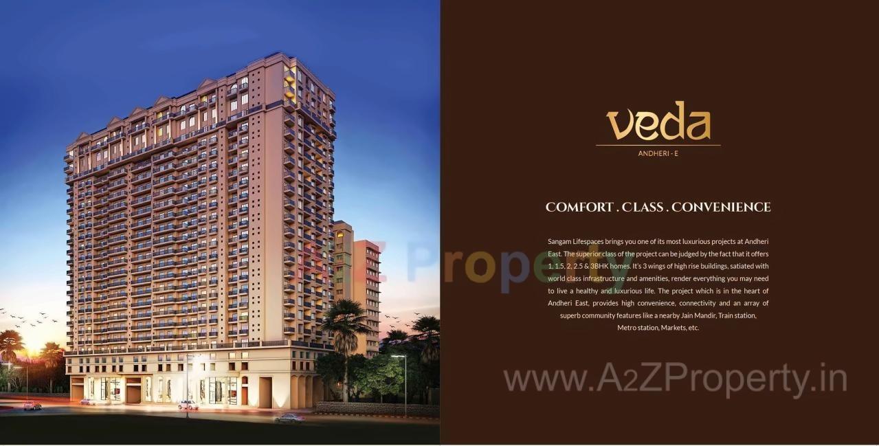 3D Elevation of real estate project Veda located at Andheri, MumbaiSuburban, Maharashtra