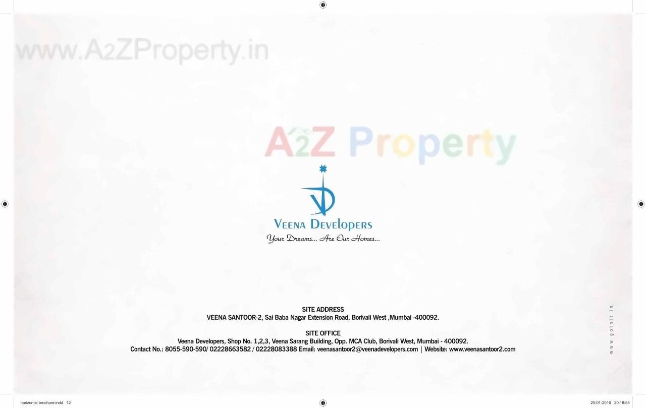  of real estate project Veena Santoor located at Borivali, MumbaiSuburban, Maharashtra