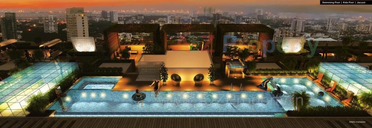 3D Elevation of real estate project Veena Serenity located at Kurla, MumbaiSuburban, Maharashtra