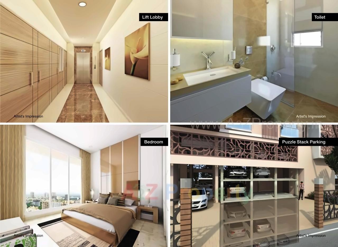 3D Elevation of real estate project Veena Serenity located at Kurla, MumbaiSuburban, Maharashtra