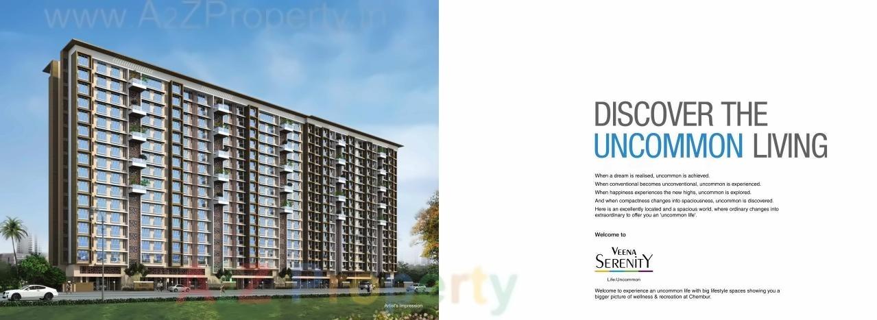 3D Elevation of real estate project Veena Serenity located at Kurla, MumbaiSuburban, Maharashtra