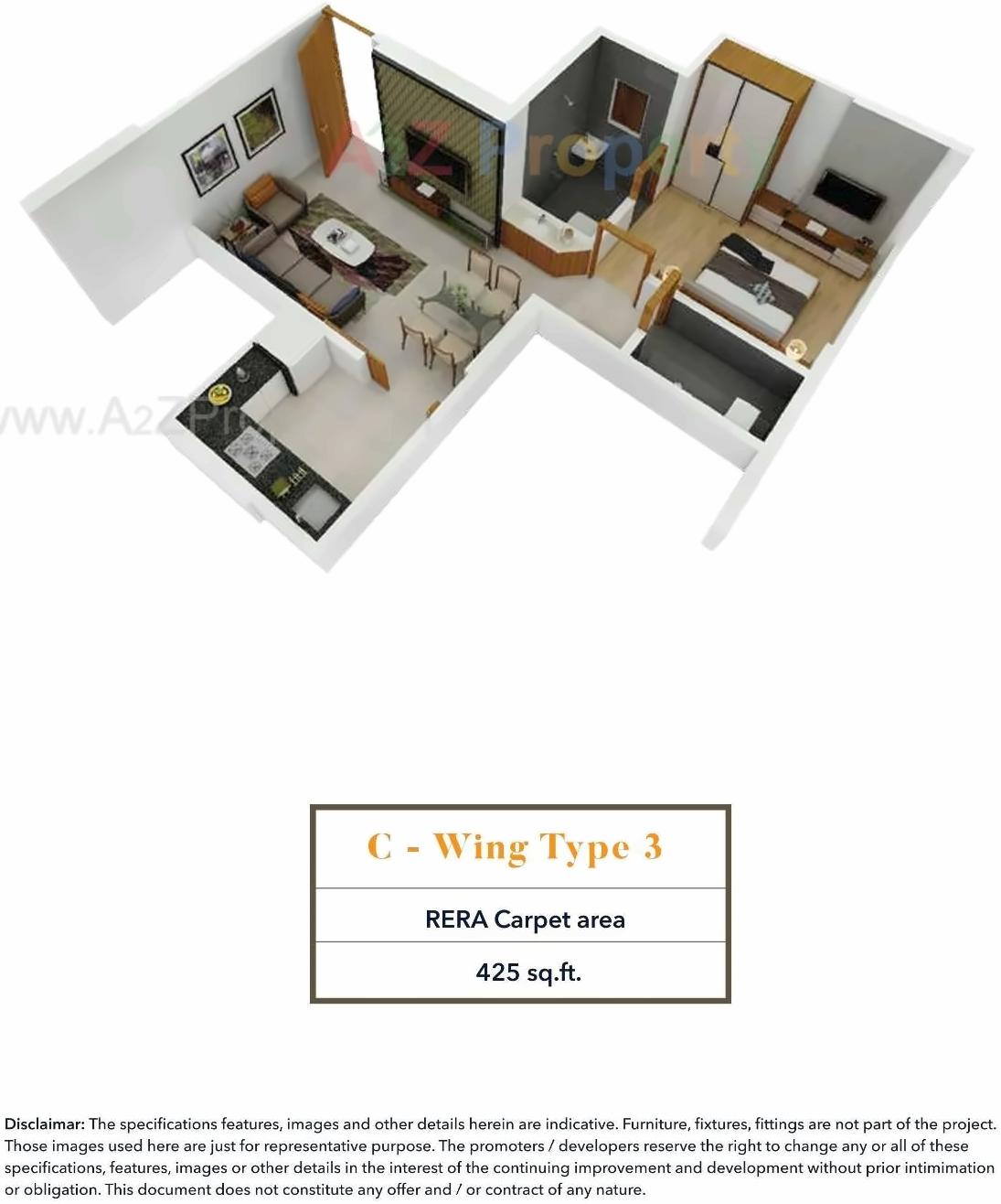 Layout of real estate project Vinayak Heights located at Kurla, MumbaiSuburban, Maharashtra