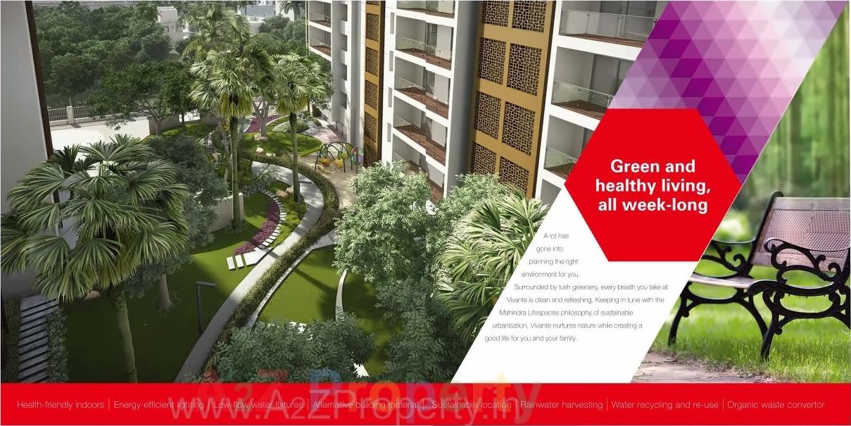 3D Elevation of real estate project Vivante located at Andheri, MumbaiSuburban, Maharashtra