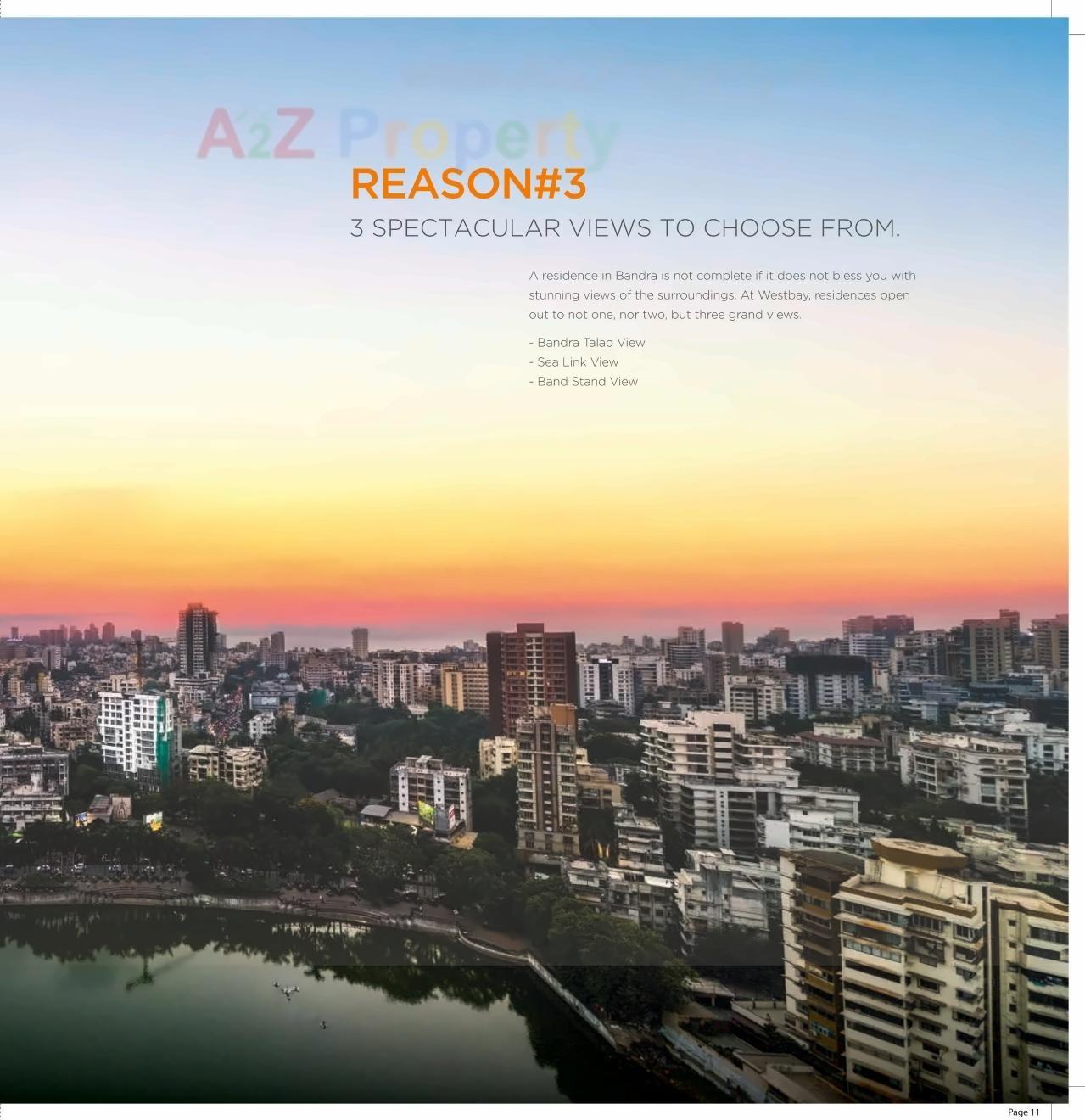 3D Elevation of real estate project Westbay located at Andheri, MumbaiSuburban, Maharashtra