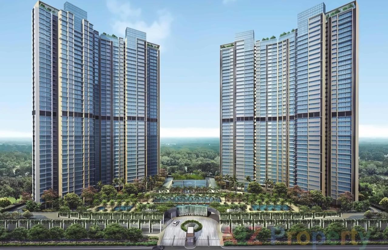 3D Elevation of real estate project Whitecity located at Borivali, MumbaiSuburban, Maharashtra