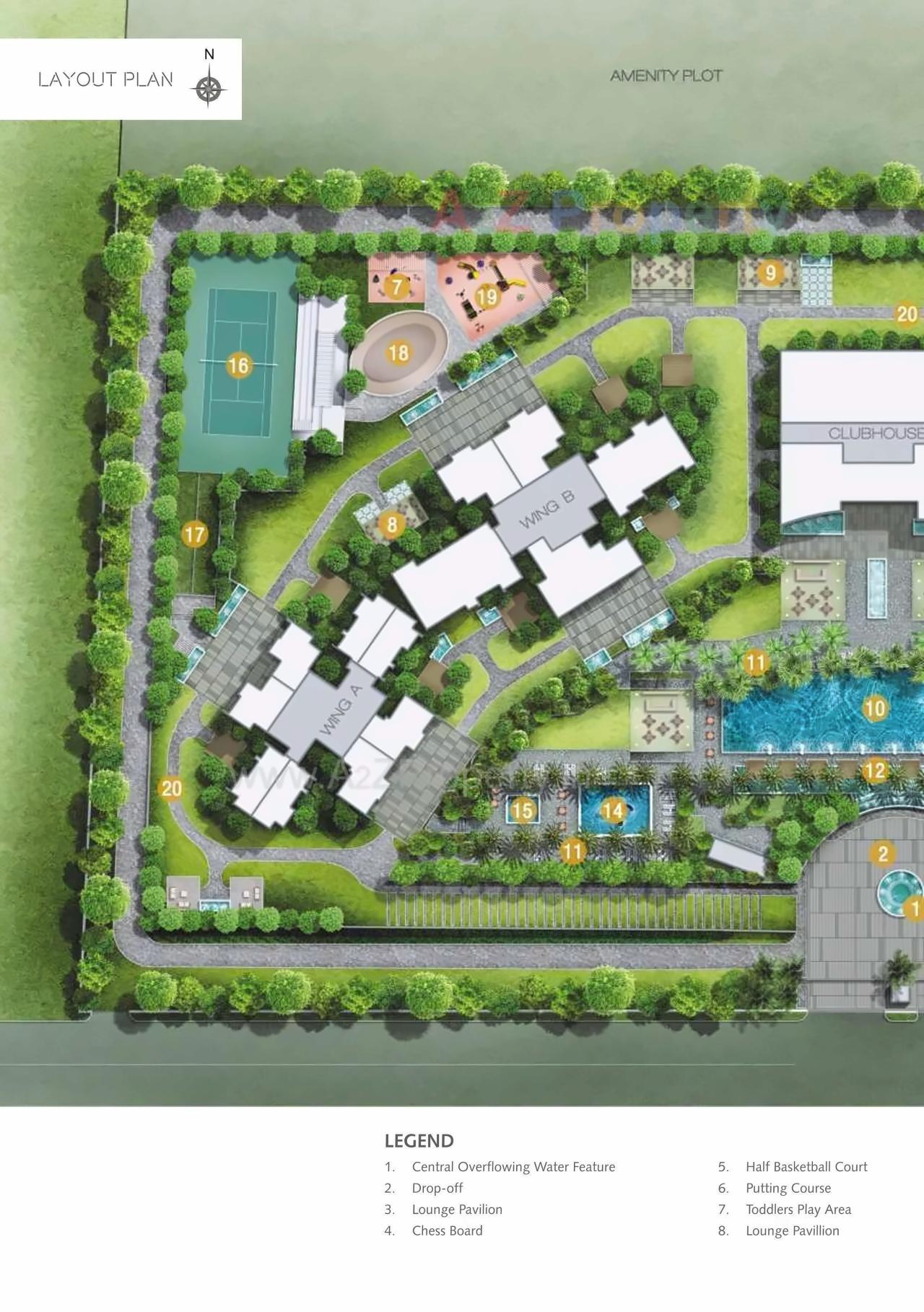 Layout of real estate project Whitecity located at Borivali, MumbaiSuburban, Maharashtra