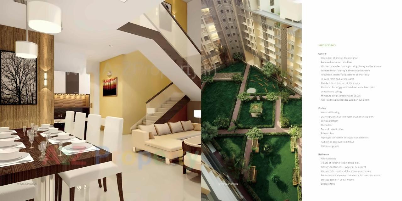3D Elevation of real estate project Wintergreen located at Borivali, MumbaiSuburban, Maharashtra