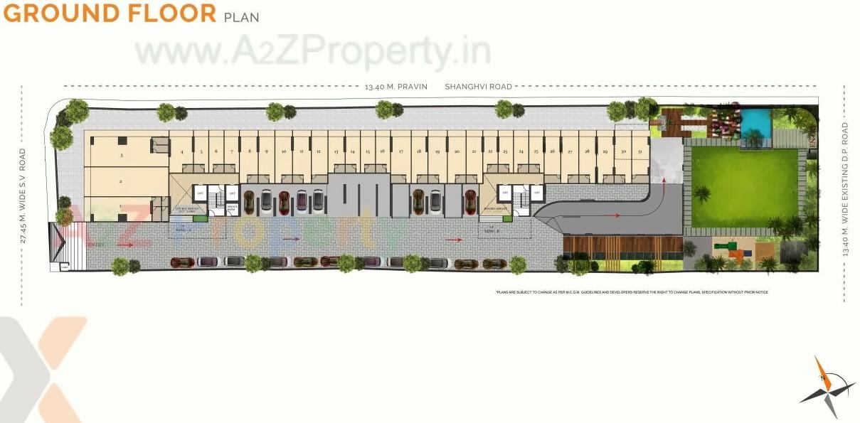 Layout of real estate project Xpoint Redevelopment Of Prem Bhavna Chsl located at Borivali, MumbaiSuburban, Maharashtra