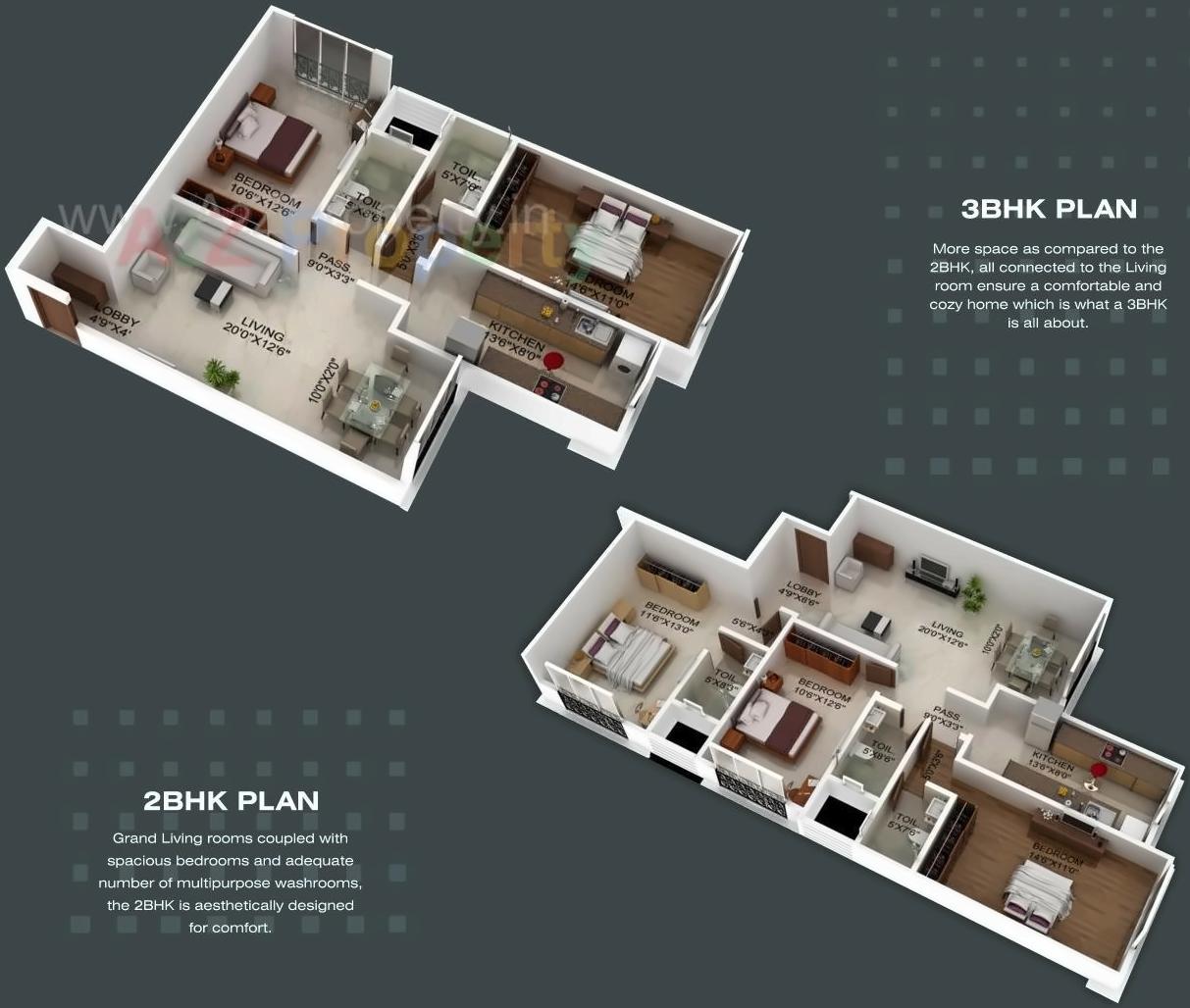 Layout of real estate project Yash Orion located at Borivali, MumbaiSuburban, Maharashtra