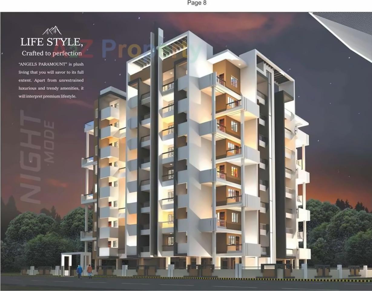 3D Elevation of real estate project Angels Paramount located at Besa, Nagpur, Maharashtra