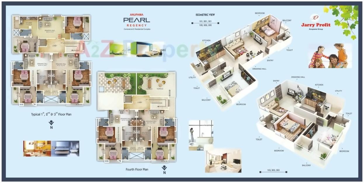 Layout of real estate project Anupama Pearl Regency located at Nagpur-m-corp, Nagpur, Maharashtra
