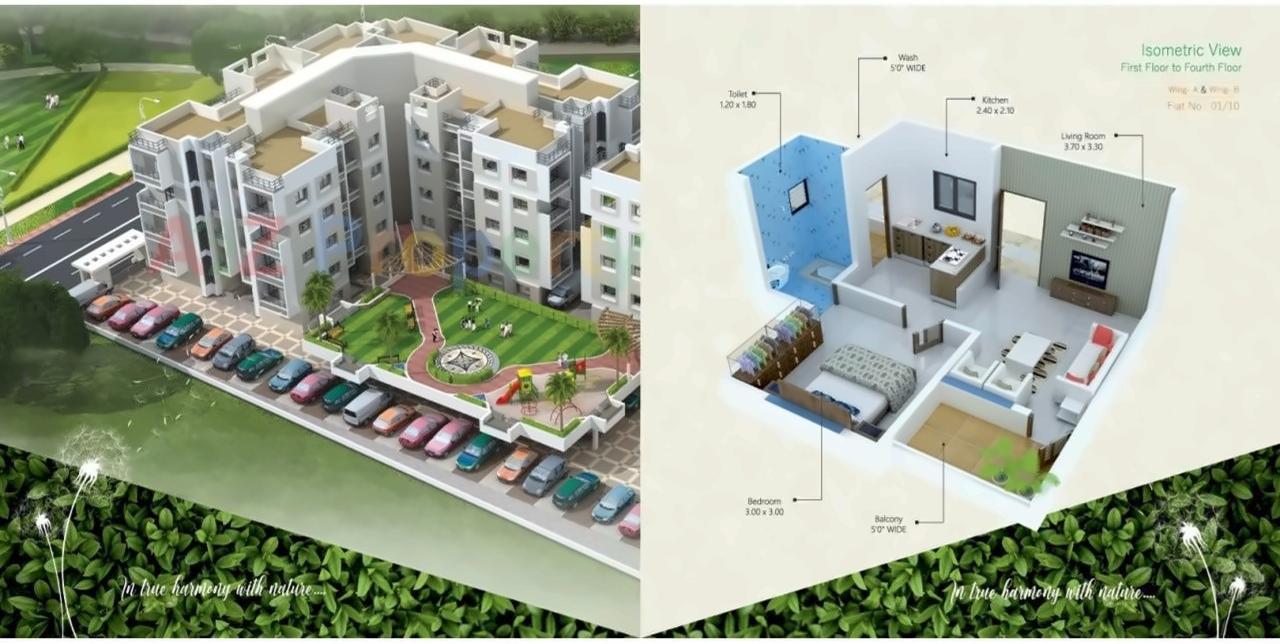Layout of real estate project Ashok Vatika located at Nagpur-m-corp, Nagpur, Maharashtra