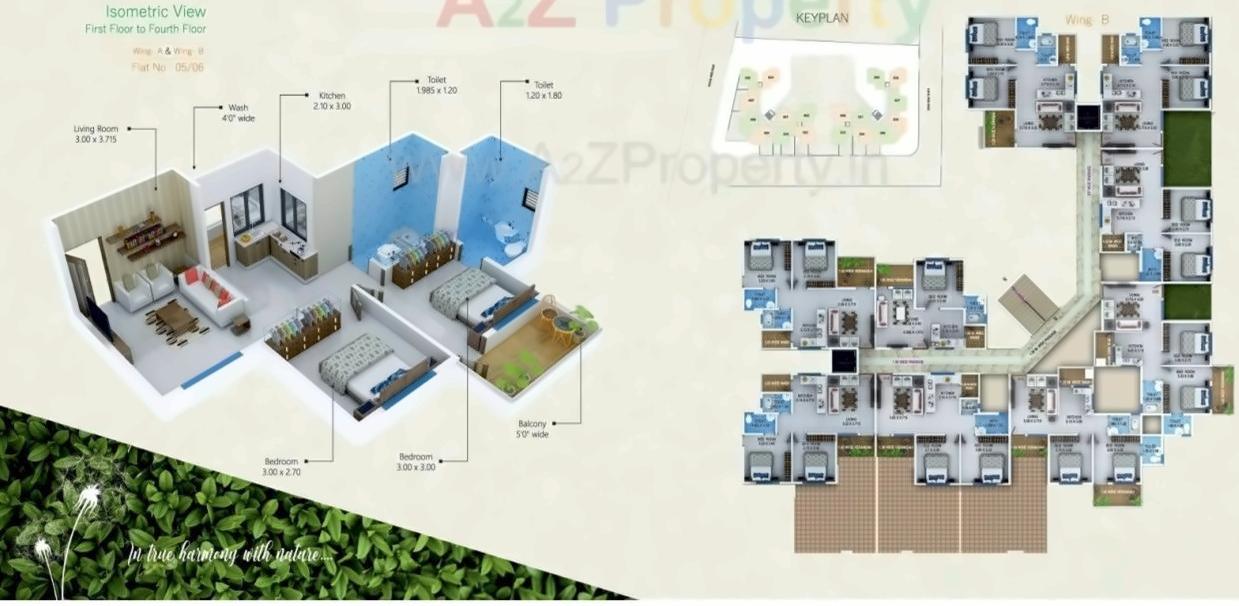 Layout of real estate project Ashok Vatika located at Nagpur-m-corp, Nagpur, Maharashtra