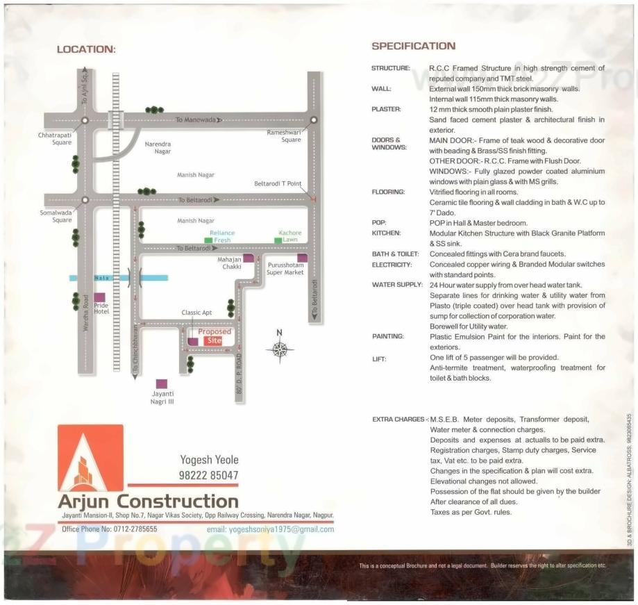  of real estate project Balaji Apartments located at Nagpur-m-corp, Nagpur, Maharashtra