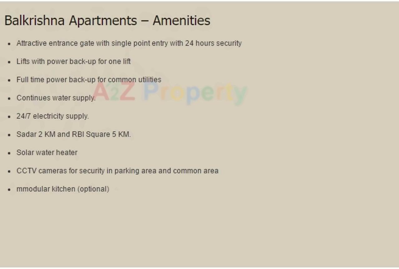  of real estate project Balkrishna Apartment located at Nagpur-m-corp, Nagpur, Maharashtra