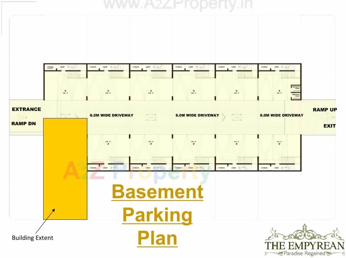 Layout of real estate project Daffodil Highs, Unity Studio Apartments Eternity Villa located at Kothewada, Nagpur, Maharashtra