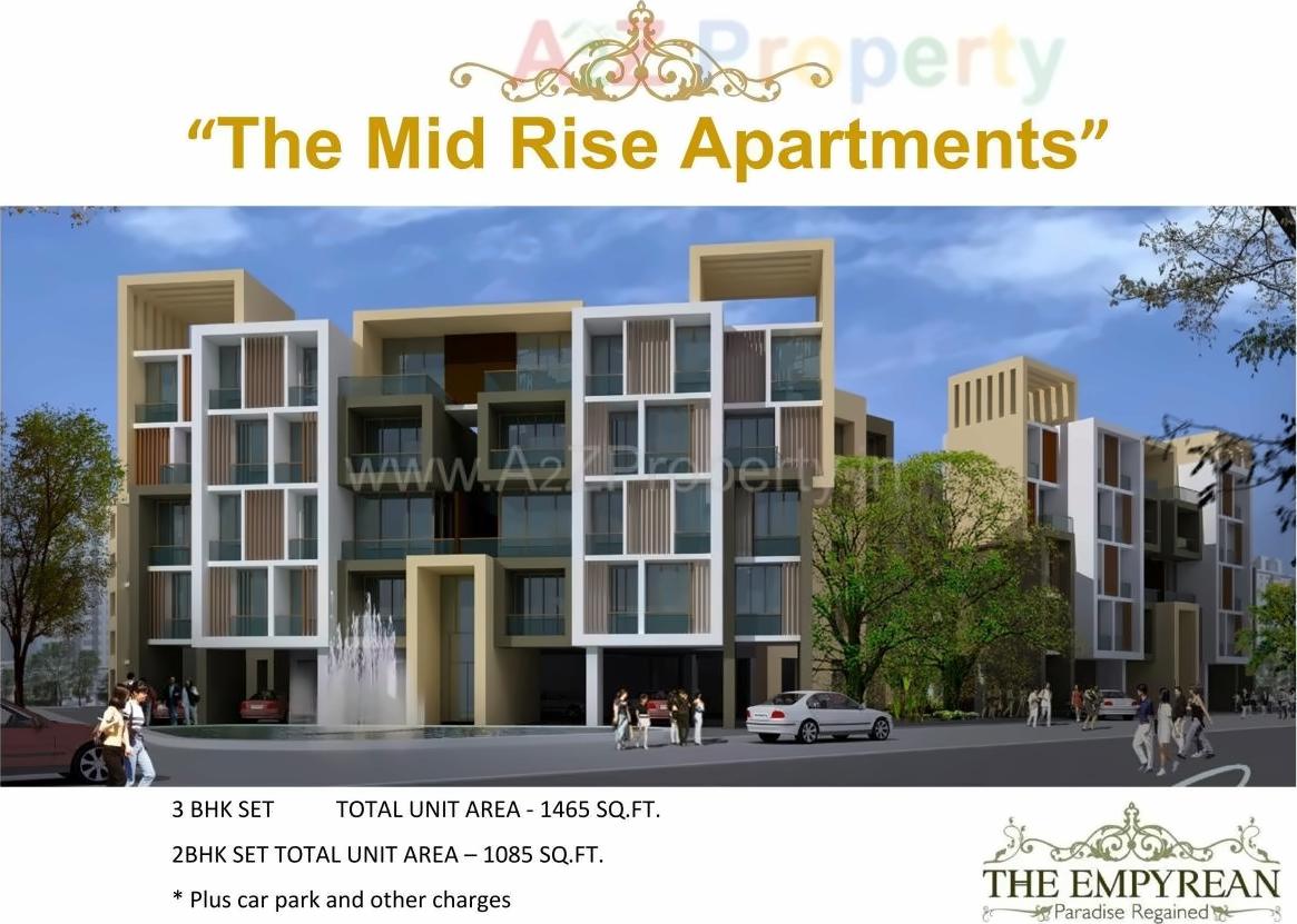 3D Elevation of real estate project Daffodil Highs, Unity Studio Apartments Eternity Villa located at Kothewada, Nagpur, Maharashtra