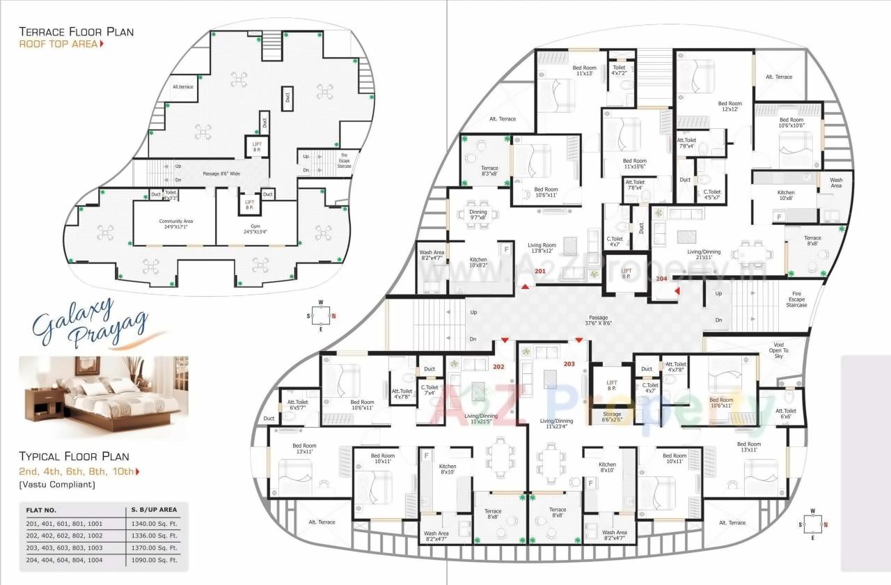 Layout of real estate project Galaxy Prayag located at Nagpur-m-corp, Nagpur, Maharashtra