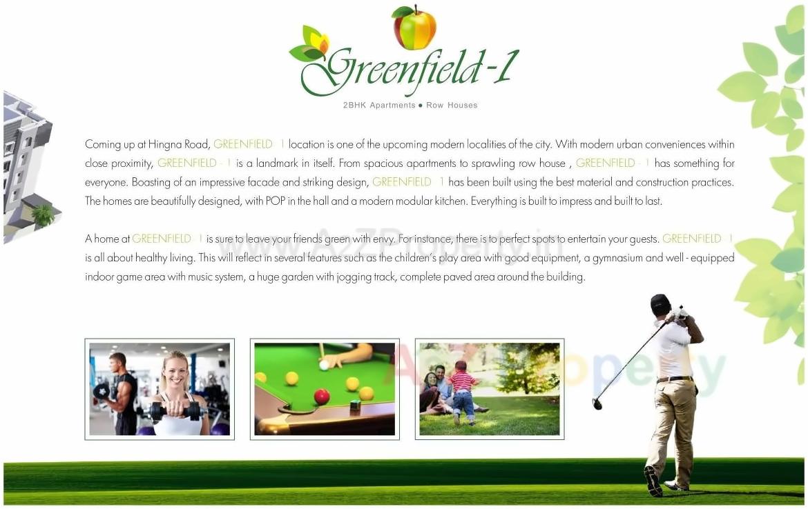  of real estate project Greenfield located at Wanadongri, Nagpur, Maharashtra