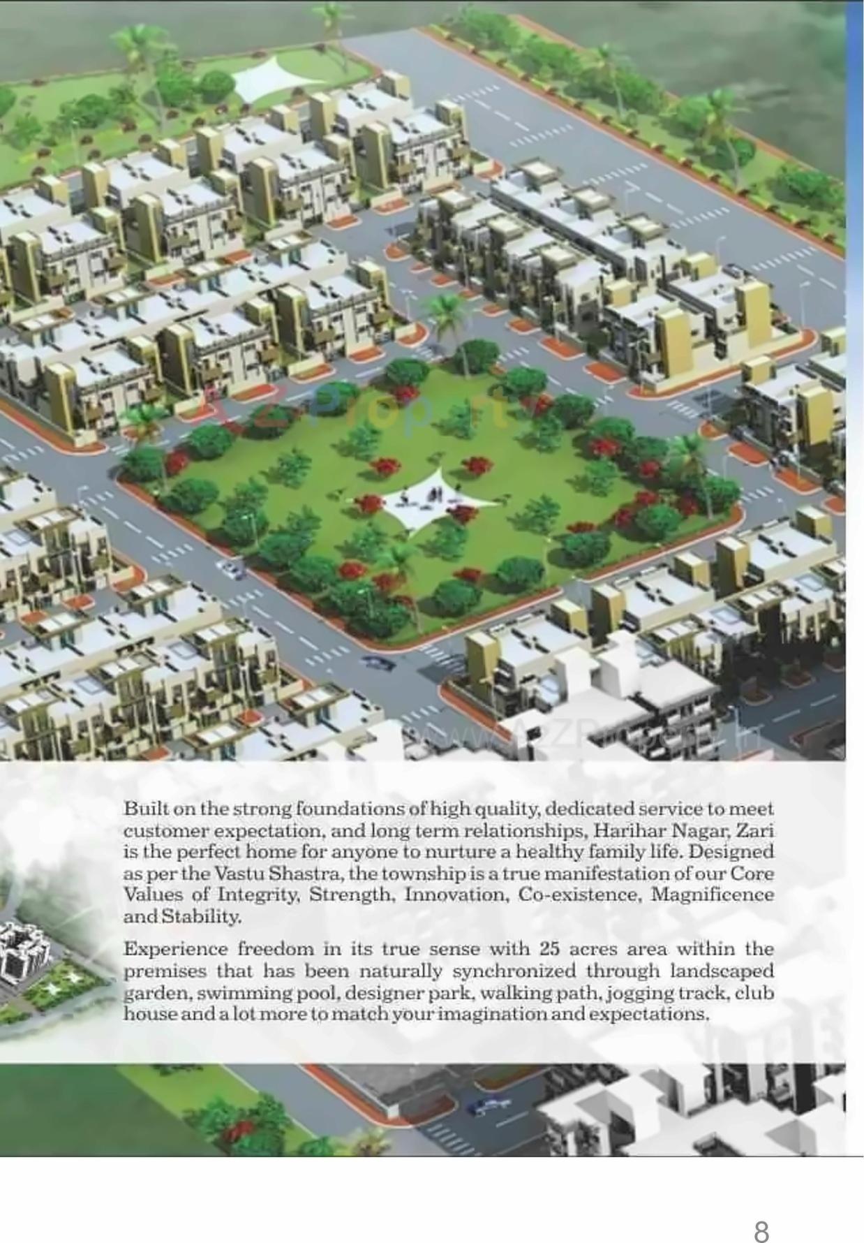 3D Elevation of real estate project Harihar Nagar Zari located at Zari, Nagpur, Maharashtra