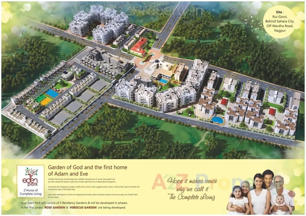  of real estate project Hibiscus Garden located at Gawasi-manapur, Nagpur, Maharashtra