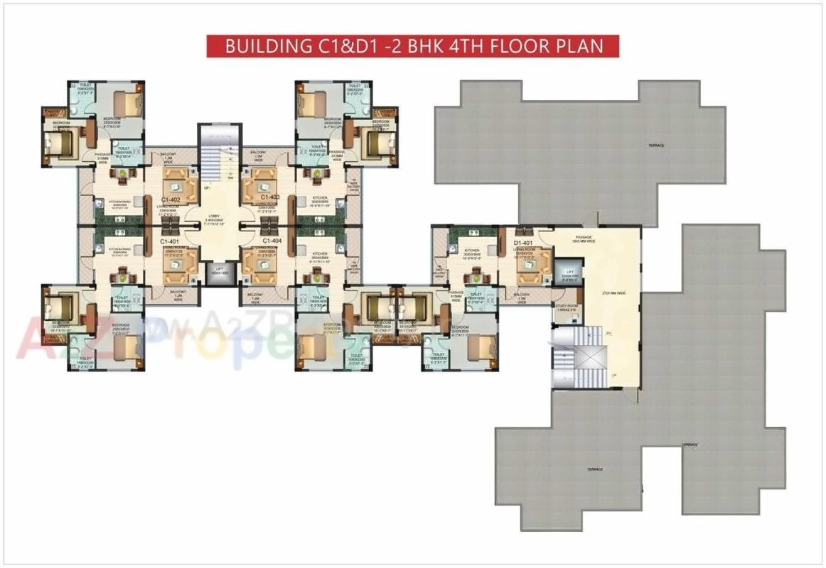 Layout of real estate project Hibiscus Garden located at Gawasi-manapur, Nagpur, Maharashtra