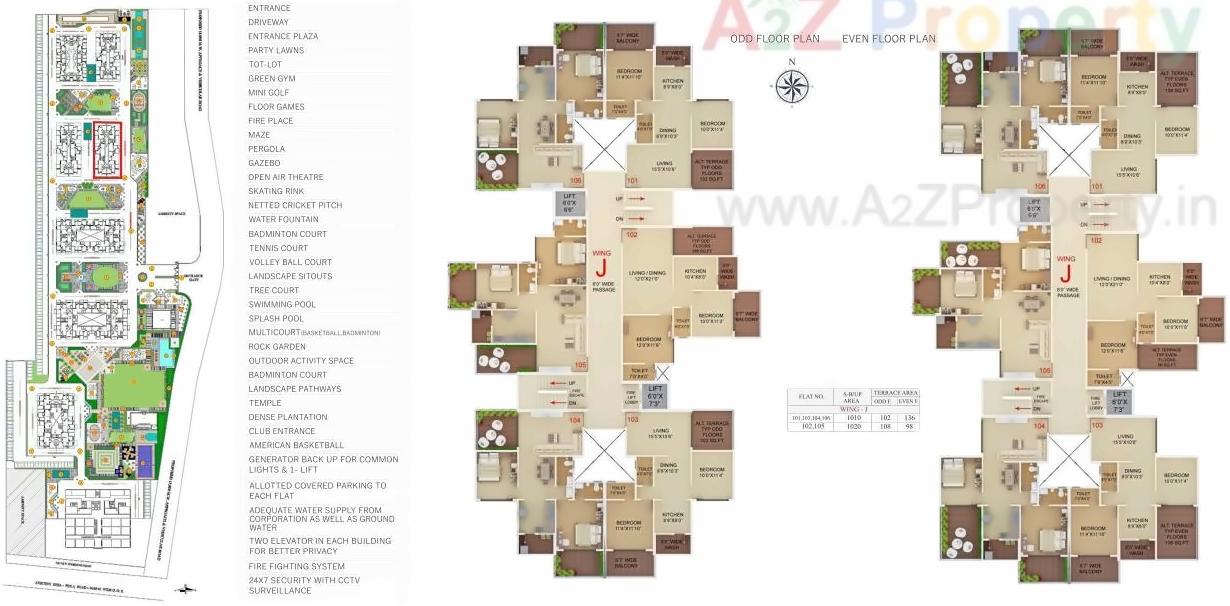 Layout of real estate project Jayanti Nagari Vii  J located at Besa, Nagpur, Maharashtra
