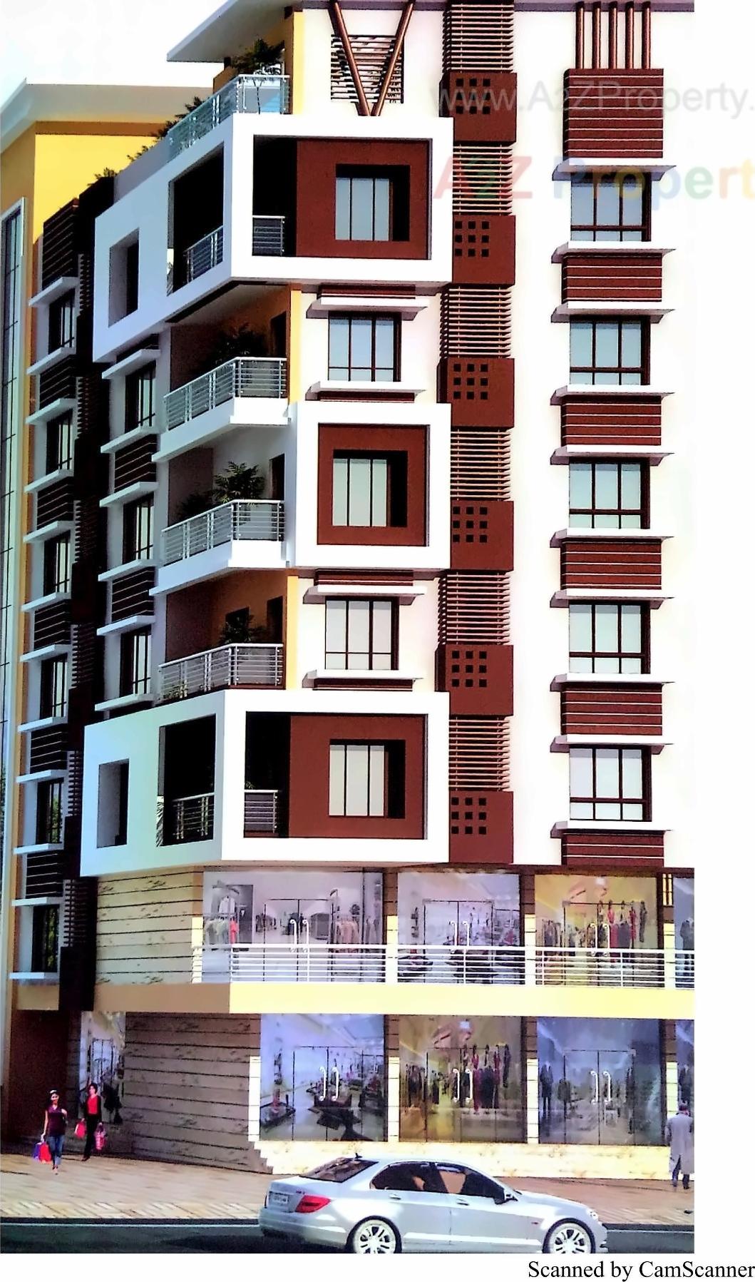 3D Elevation of real estate project Kamal Paradise located at Nagpur-m-corp, Nagpur, Maharashtra