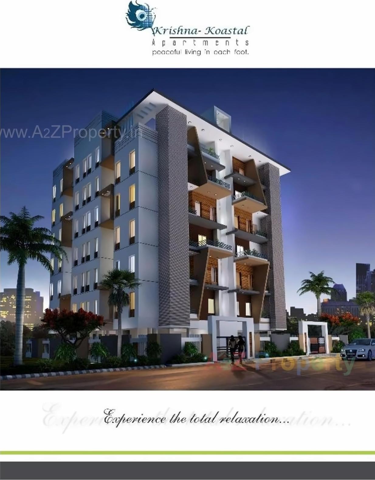 3D Elevation of real estate project Koastal Apartments located at Nagpur-m-corp, Nagpur, Maharashtra