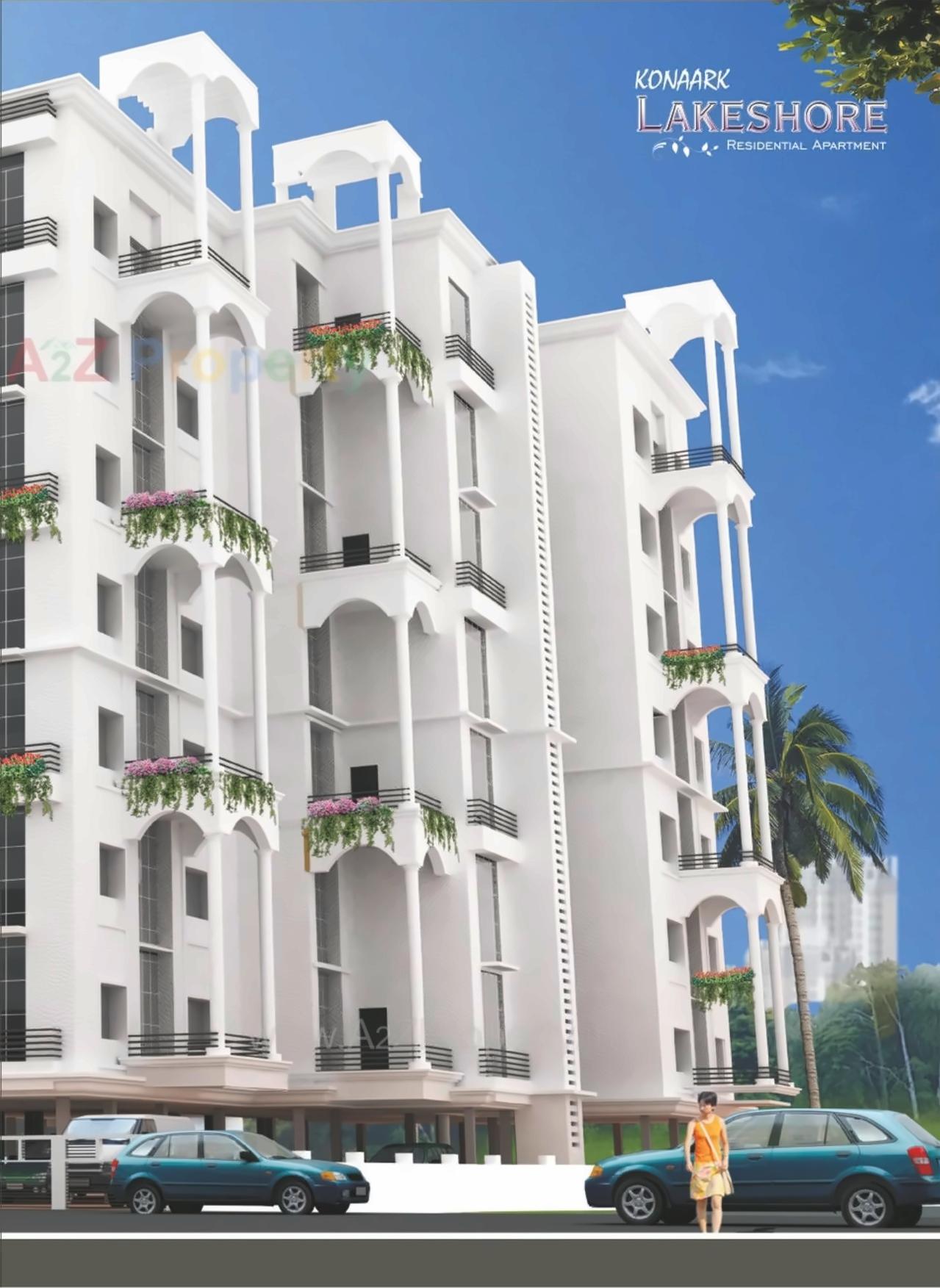 3D Elevation of real estate project Konaark Lakeshore located at Nagpur-m-corp, Nagpur, Maharashtra