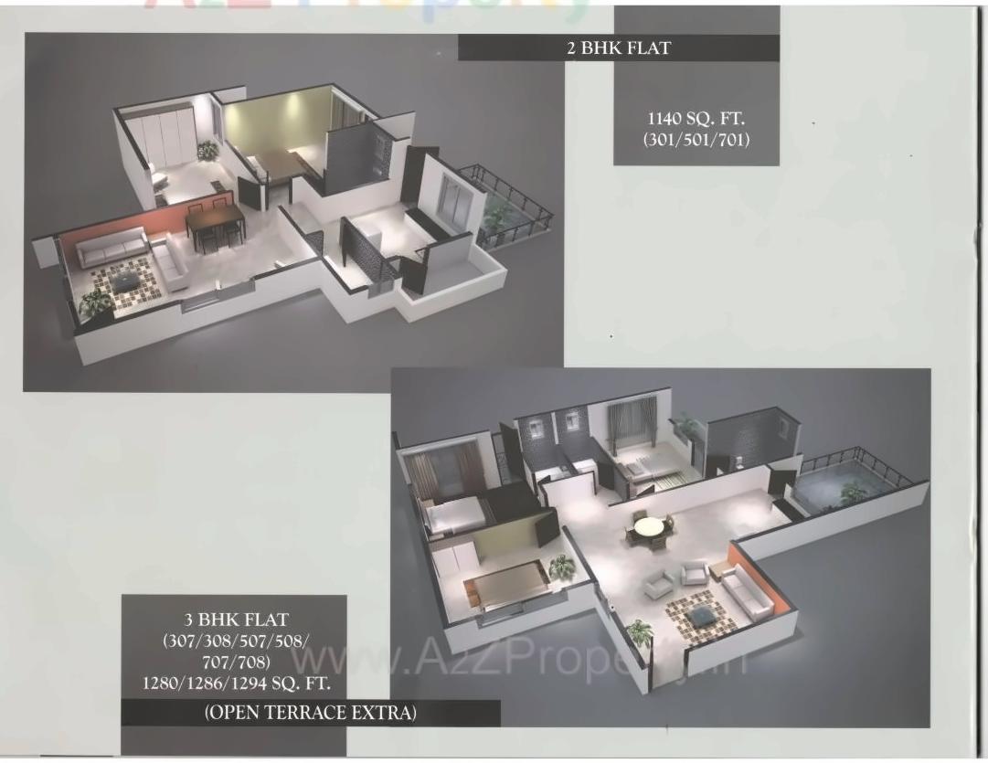 Layout of real estate project M K Heights located at Nagpur-m-corp, Nagpur, Maharashtra