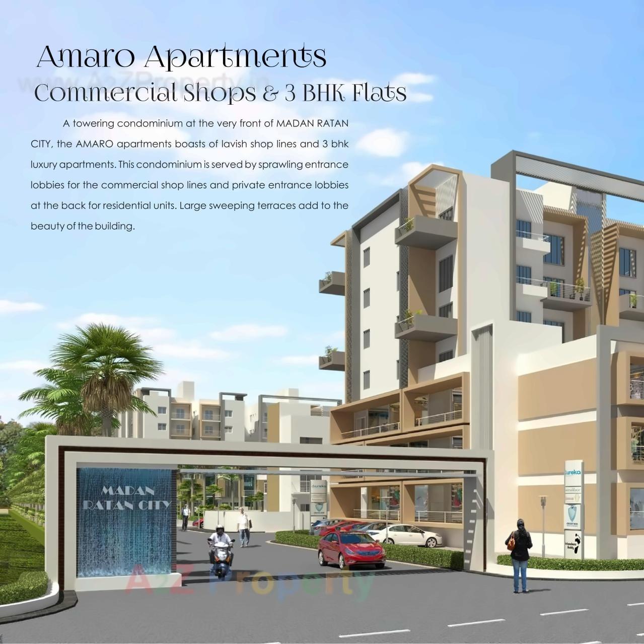 3D Elevation of real estate project Madan Ratan City located at Nagpur-m-corp, Nagpur, Maharashtra