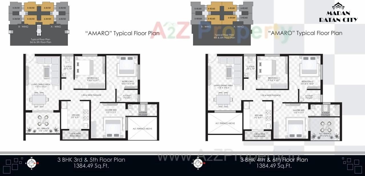 Layout of real estate project Madan Ratan City located at Nagpur-m-corp, Nagpur, Maharashtra