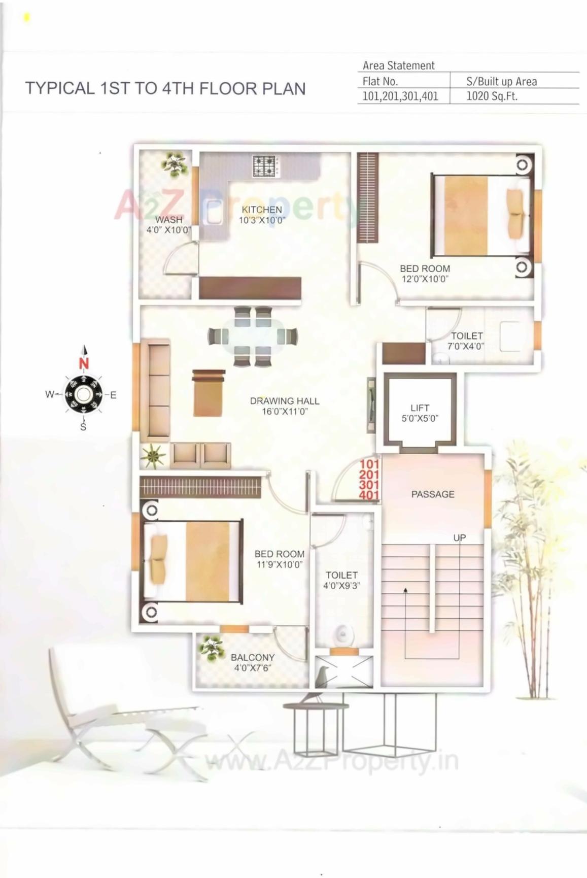 Layout of real estate project Mahalaxmi Palace located at Nagpur-m-corp, Nagpur, Maharashtra