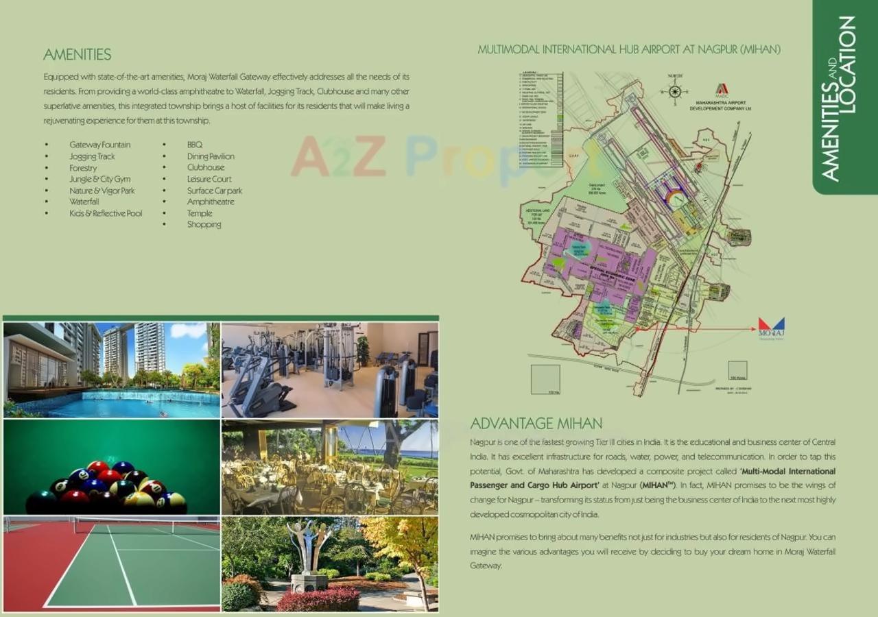  of real estate project Moraj Waterfall Gateway River Block located at Khapari, Nagpur, Maharashtra