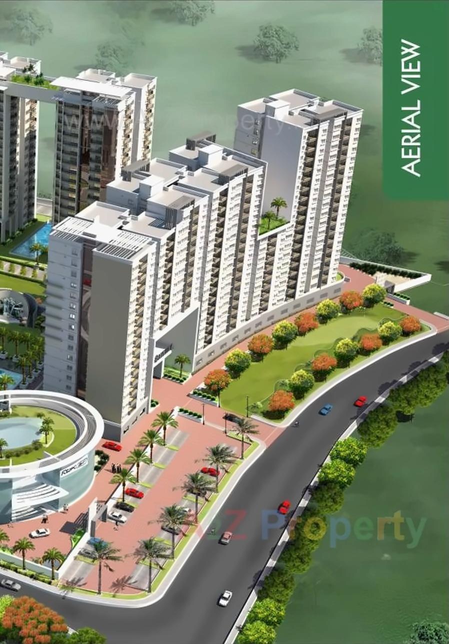 3D Elevation of real estate project Moraj Waterfall Gateway River Block located at Khapari, Nagpur, Maharashtra