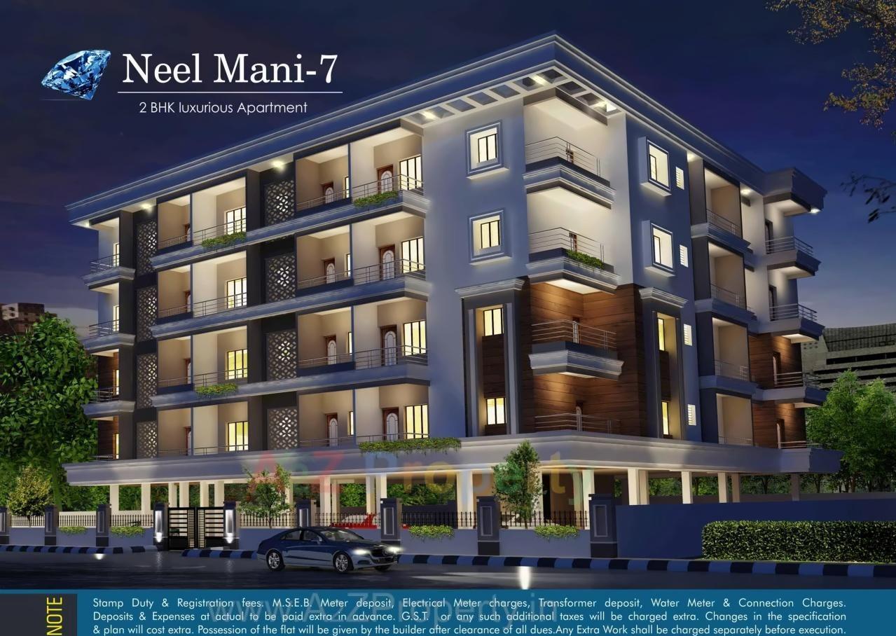 3D Elevation of real estate project Neel Mani located at Nagpur-m-corp, Nagpur, Maharashtra